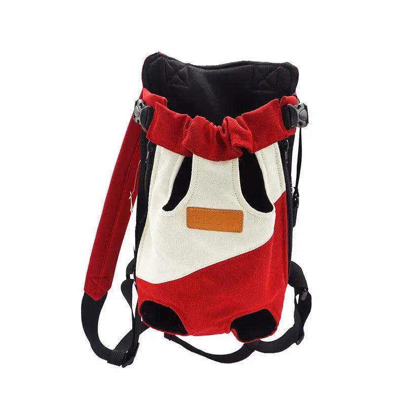 Portable pet canvas chest bag - SJ Trends